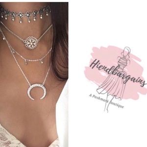 💕New! 2 piece multilayer choker boho necklace💕